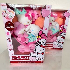 Hello Kitty Plush Valentine’s Bouquet My Melody Cinnamoroll